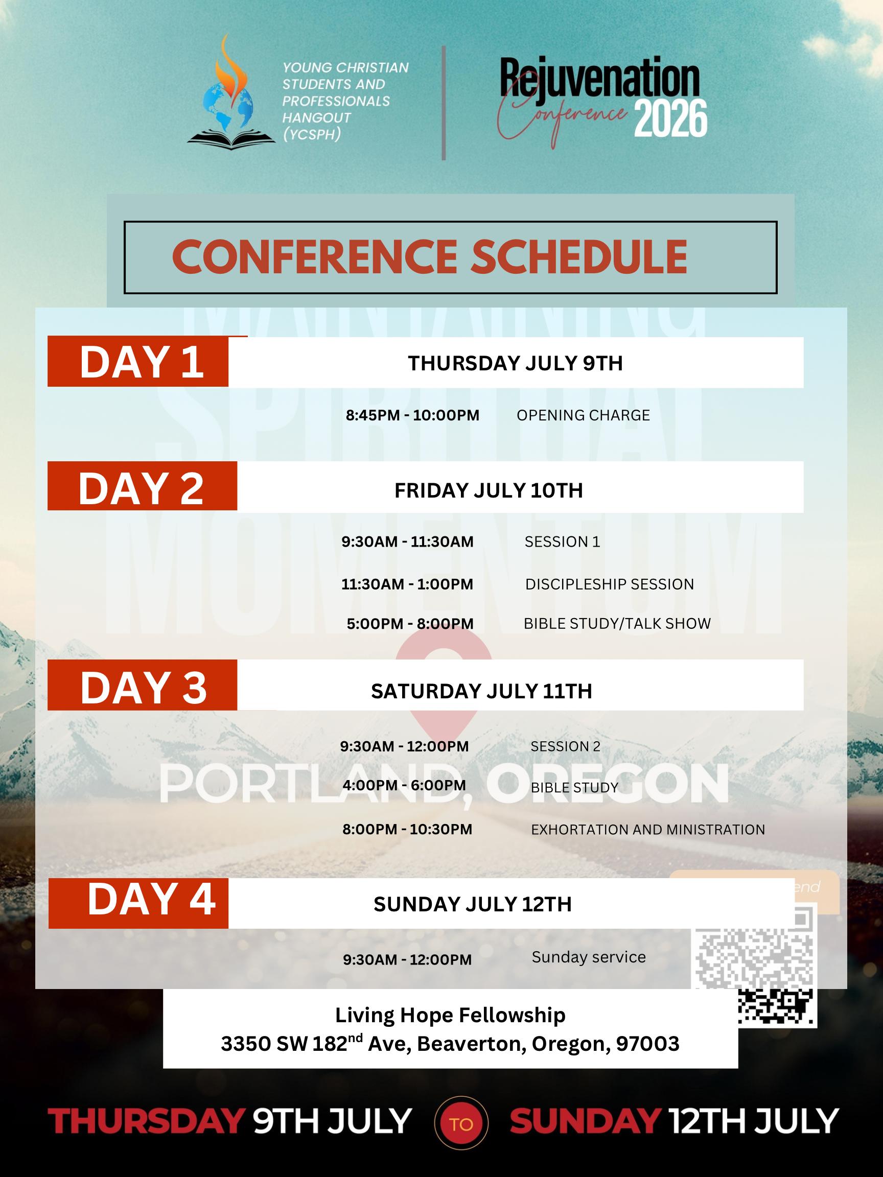 Rejuvenation Conference 2026 Outline